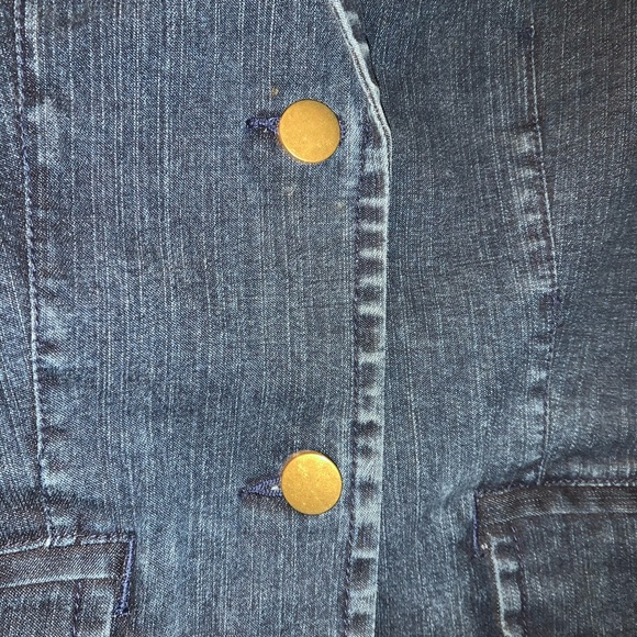 Talbots‎ Women’s Petites Denim Jacket Size 4 - Picture 2 of 5